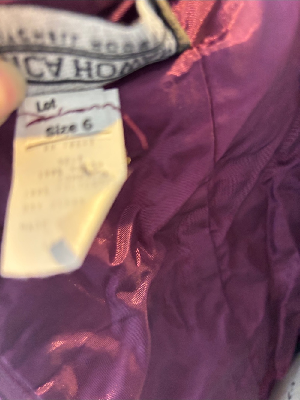 Elegant Purple crushed Velvet Off-Shoulder vintage strappy 80s Bow Dress - Picture 6 of 6